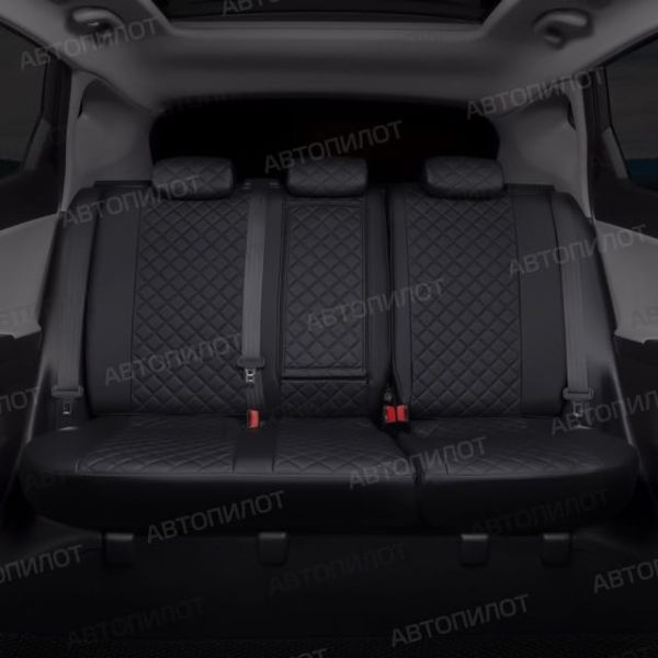 Чехлы Автопилот Экокожа Ромб на Nissan Sentra 7 (B17) 2012-2017 г.в.