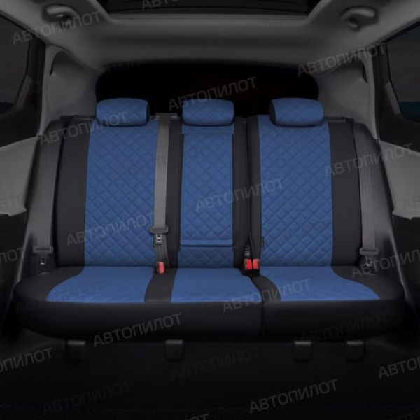 Чехлы Автопилот Экокожа Ромб на Nissan Sentra 7 (B17) 2012-2017 г.в.