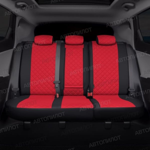 Чехлы Автопилот Экокожа Ромб на Nissan Sentra 7 (B17) 2012-2017 г.в.