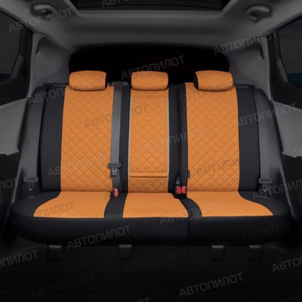 Чехлы Автопилот Экокожа Ромб на Nissan Sentra 7 (B17) 2012-2017 г.в.