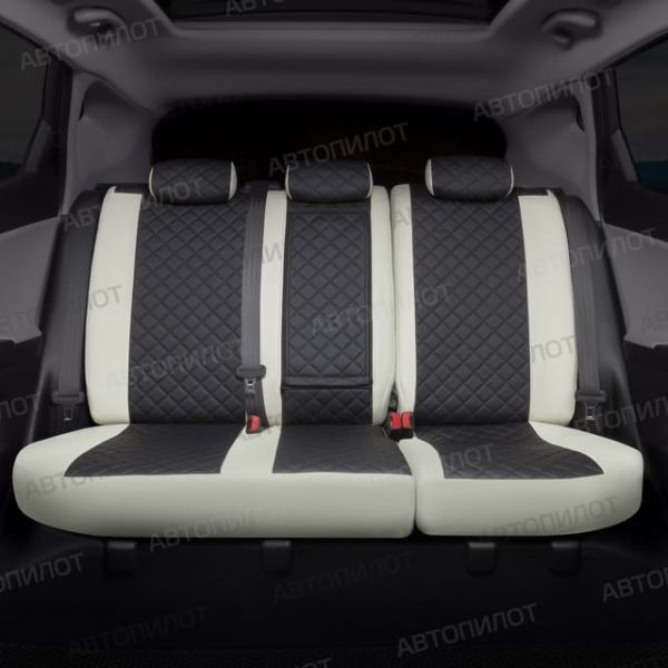 Чехлы Автопилот Экокожа Ромб на Nissan Sentra 7 (B17) 2012-2017 г.в.