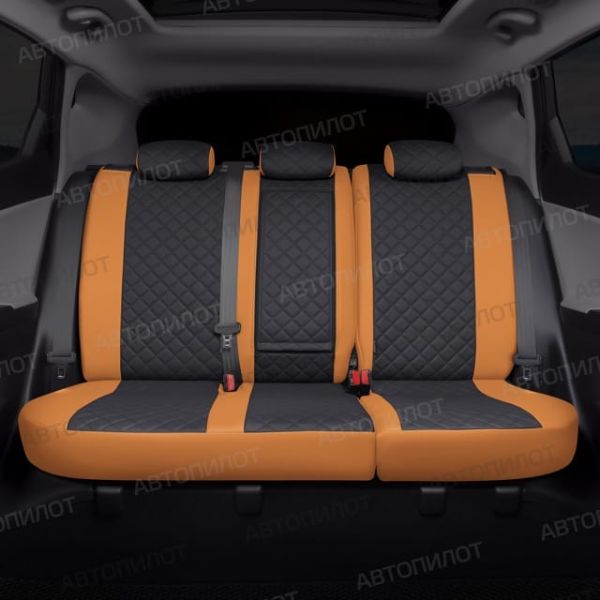 Чехлы Автопилот Экокожа Ромб на Nissan Sentra 7 (B17) 2012-2017 г.в.