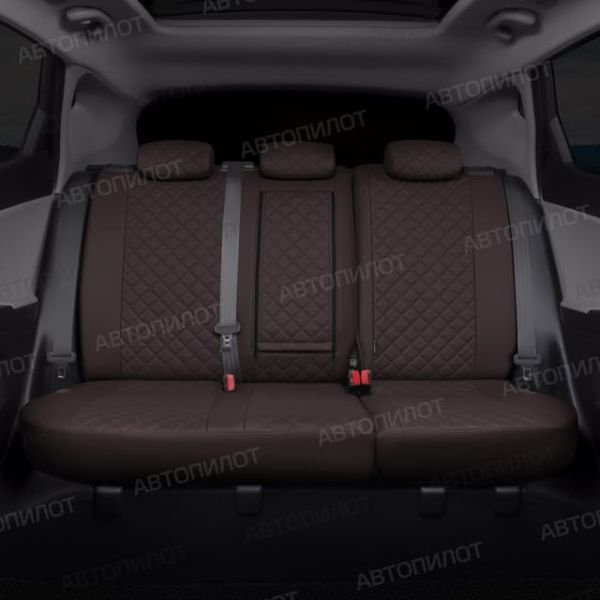 Чехлы Автопилот Экокожа Ромб на Nissan Sentra 7 (B17) 2012-2017 г.в.