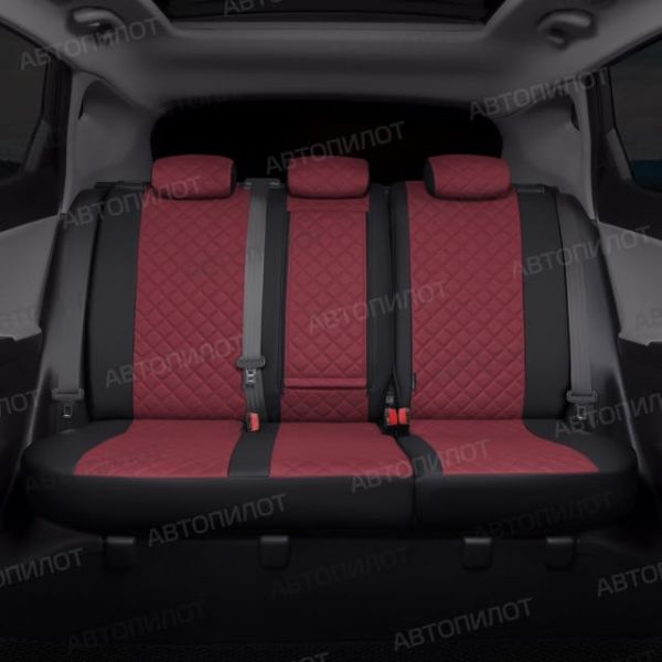 Чехлы Автопилот Экокожа Ромб на Nissan Sentra 7 (B17) 2012-2017 г.в.