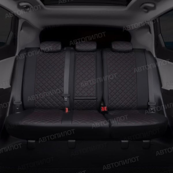 Чехлы Автопилот Экокожа Ромб на Nissan Sentra 7 (B17) 2012-2017 г.в.